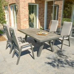 Ausziehtische*SIENA GARDEN London Ausziehtisch | Keramik anthrazit