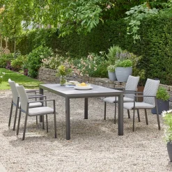 Esstische*SIENA GARDEN London Gartentisch | Keramik anthrazit