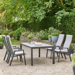 Move Sessel*SIENA GARDEN London Move Gartensessel | RANOTEX® schwarz-grau
