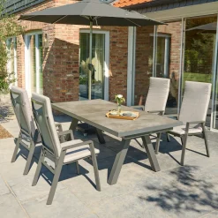 Move Sessel*SIENA GARDEN London Move Gartensessel | RANOTEX® schwarz-grau