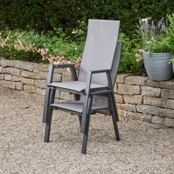 Move Sessel*SIENA GARDEN London Move Gartensessel | RANOTEX® schwarz-grau