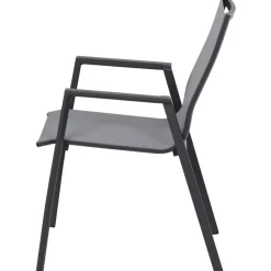 Stapelsessel*SIENA GARDEN London Stapelsessel | RANOTEX® schwarz-grau