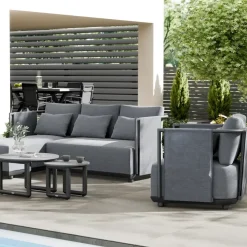 Loungesets*SIENA GARDEN Loungeset Adeyra + Loungesessel + 2x Clifton Loungetisch