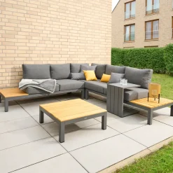 Loungesets*SIENA GARDEN Loungeset Brighton Loungetisch + Ecklounge