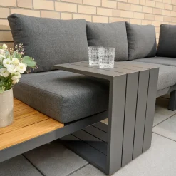 Loungesets*SIENA GARDEN Loungeset Brighton Loungetisch + Ecklounge