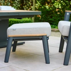 Loungesets*SIENA GARDEN Loungeset Talina Lifttisch + Cortina Loungesessel + 2-Sitzer Loungesofa + Hocker