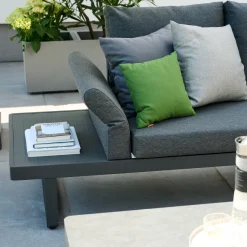 Loungesets*SIENA GARDEN Loungeset Weston Loungetisch + 2-Sitzer-Loungesofa + 3-Sitzer-Loungesofa