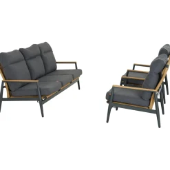 Wintergartenmöbel | Loungesets*SIENA GARDEN Loungeset 2x Roma Loungesessel +  3-Sitzer-Loungesofa