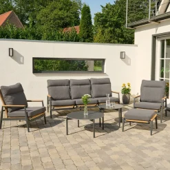 Wintergartenmöbel | Loungesets*SIENA GARDEN Loungeset 2x Roma Loungesessel +  3-Sitzer-Loungesofa