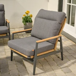 Wintergartenmöbel | Loungesets*SIENA GARDEN Loungeset 2x Roma Loungesessel +  3-Sitzer-Loungesofa