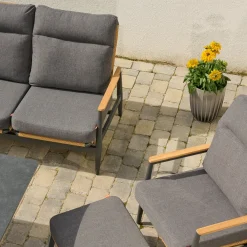 Wintergartenmöbel | Loungesets*SIENA GARDEN Loungeset 2x Roma Loungesessel +  3-Sitzer-Loungesofa