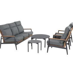 Wintergartenmöbel | Loungesets*SIENA GARDEN Loungeset 2x Roma Loungesessel +  3-Sitzer-Loungesofa