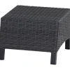 Gartenhocker*SIENA GARDEN Lugano Hocker | Rattangeflecht nacht-blau