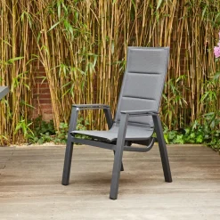 Move Sessel*SIENA GARDEN Milano Relax Move Gartensessel | RANOTEX® gepolstert grau