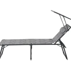 Camping*SIENA GARDEN Natura Campingliege | recyceltes Polyester grau