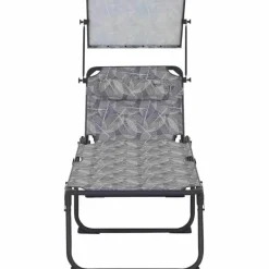 Camping*SIENA GARDEN Natura Campingliege | recyceltes Polyester grau