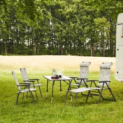Camping*SIENA GARDEN Natura Campingsessel | recyceltes Polyester grau
