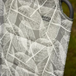 Camping*SIENA GARDEN Natura Campingstuhl | recyceltes Polyester grau