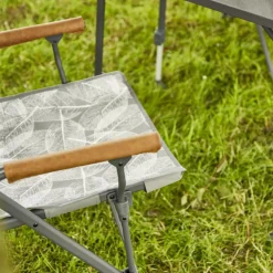 Camping*SIENA GARDEN Natura Regiesessel | recyceltes Polyester grau