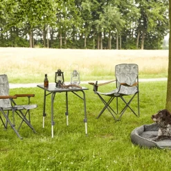 Camping*SIENA GARDEN Natura Regiesessel | recyceltes Polyester grau