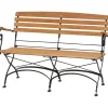 Gartenbänke*SIENA GARDEN Peru III Klappbank | 2-Sitzer | Robinienholz FSC® 100% natur