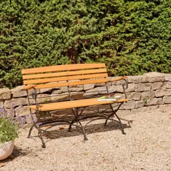 Gartenbänke*SIENA GARDEN Peru III Klappbank | 2-Sitzer | Robinienholz FSC® 100% natur
