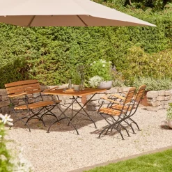 Gartenbänke*SIENA GARDEN Peru III Klappbank | 2-Sitzer | Robinienholz FSC® 100% natur
