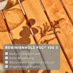 Klapptische*SIENA GARDEN Peru III Klapptisch | Robinienholz FSC® 100 % natur