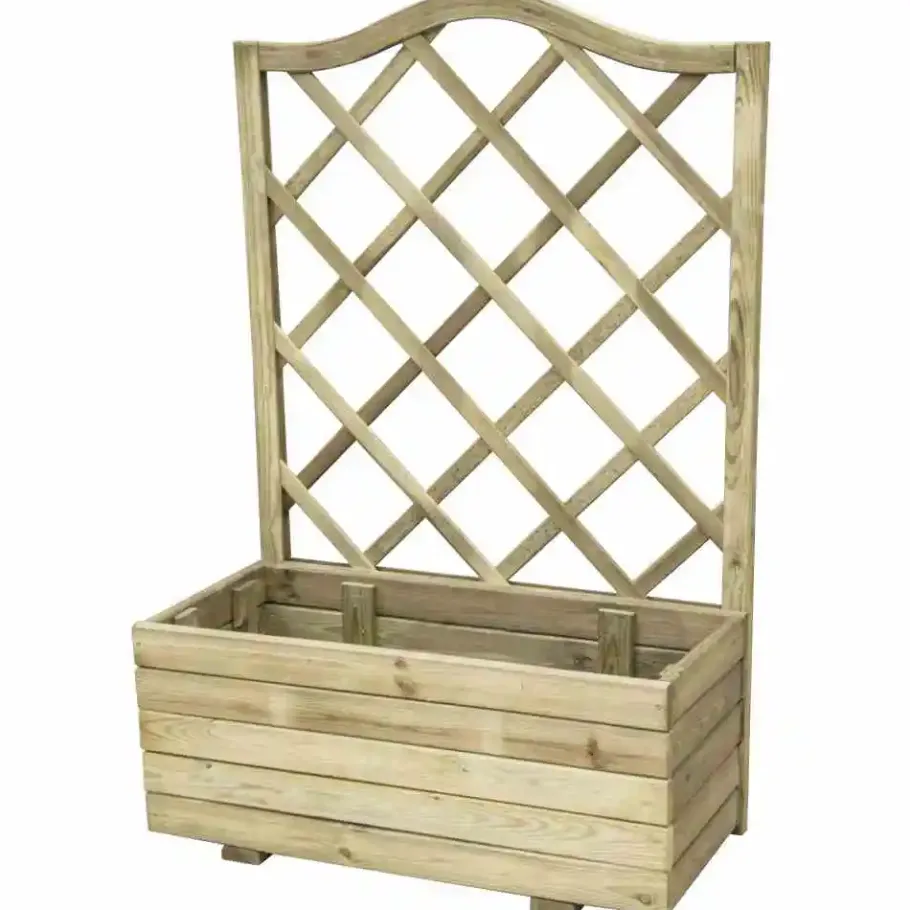 Pflanzgefäße*SIENA GARDEN Pflanzkasten mit Rankgitter
