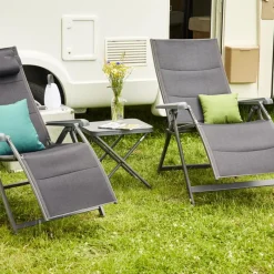 Camping*SIENA GARDEN Premium Campingrelax | AirMesh anthrazit