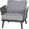 Loungemöbel | Wintergartenmöbel*SIENA GARDEN Preston Loungesessel | Polyester blau-grau