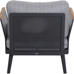 Loungemöbel | Wintergartenmöbel*SIENA GARDEN Preston Loungesessel | Polyester blau-grau
