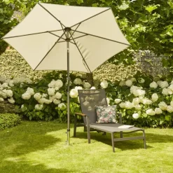 Schirmst盲nder*SIENA GARDEN Rasendorn Universal Stahl | silber