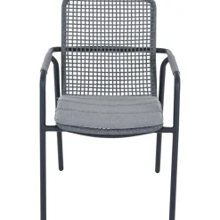 Stapelsessel*SIENA GARDEN Repton Stapelsessel | Kordel mix light grey