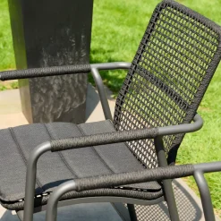 Stapelsessel*SIENA GARDEN Repton Stapelsessel | Kordel black-spark