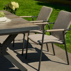 Stapelsessel*SIENA GARDEN Repton Stapelsessel | Texfabric mix-taupe