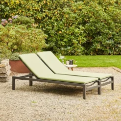 Gartenliegen*SIENA GARDEN Rimini Gartenliege | RANOTEX® schwarz-silber
