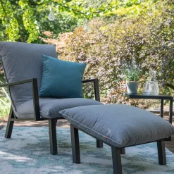Loungemöbel*SIENA GARDEN Rockford Loungesessel | RANOTEX® dunkelgrau