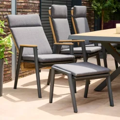 Wintergartenmöbel | Gartenhocker*SIENA GARDEN Roma Gartenhocker | RANOTEX® grau