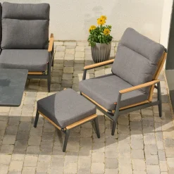Loungemöbel | Loungesets*SIENA GARDEN Roma Lounge Hocker Teak FSC® 100%