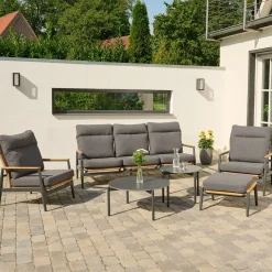 Wintergartenmöbel | Loungetische*SIENA GARDEN Roma Loungetisch | gesinterter Stein dunkelgrau
