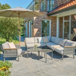 Wintergartenmöbel | Loungetische*SIENA GARDEN Roma Loungetisch | gesinterter Stein dunkelgrau