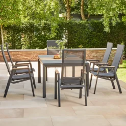 Move Sessel*SIENA GARDEN Rondo Relax Move Gartensessel | RANOTEX® grau