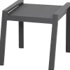 Gartenhocker*SIENA GARDEN Savona Hocker | RANOTEX® schwarz-silber