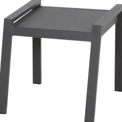 Gartenhocker*SIENA GARDEN Savona Hocker | RANOTEX® schwarz-silber