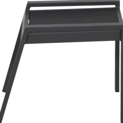 Gartenhocker*SIENA GARDEN Savona Hocker | RANOTEX® schwarz-silber