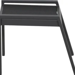 Gartenhocker*SIENA GARDEN Savona Hocker | RANOTEX® schwarz-silber
