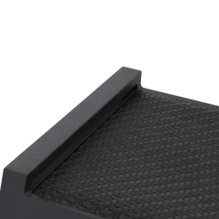 Gartenhocker*SIENA GARDEN Savona Hocker | RANOTEX® schwarz-silber