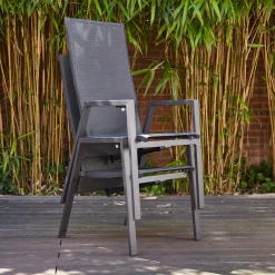 Move Sessel*SIENA GARDEN Savona Move Gartensessel | RANOTEX® schwarz-silber