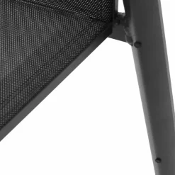 Stapelsessel*SIENA GARDEN Savona Stapelsessel | RANOTEX® schwarz-silber